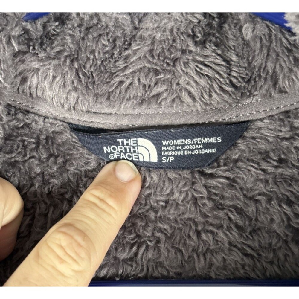 The North‎ Face Furry Fleece Vest Women’s Size S Full Zip Grey Camping Jogging - Picture 6 of 16
